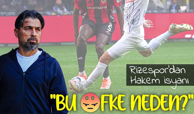 Çaykur Rizespor’dan Hakem Kararlarına Sert Tepki: Sosyal Medya'dan İsyan Etti!