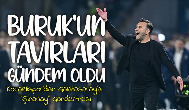 Galatasaray’a Kocaelispor’dan “Şınanay” Göndermesi: Okan Buruk Alındı mı?