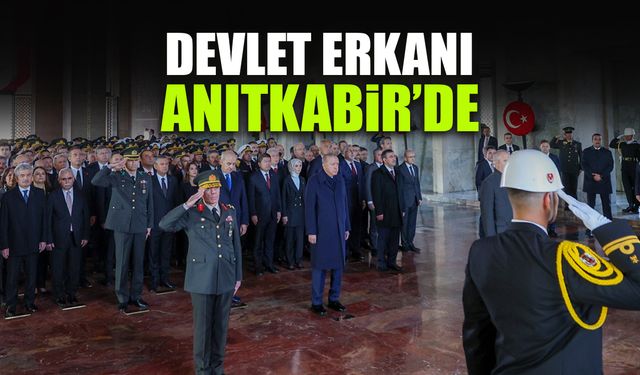 Devlet Erkanı Anıtkabir'de! Atatürk'ün Vefatının 87. Yıl Dönümü