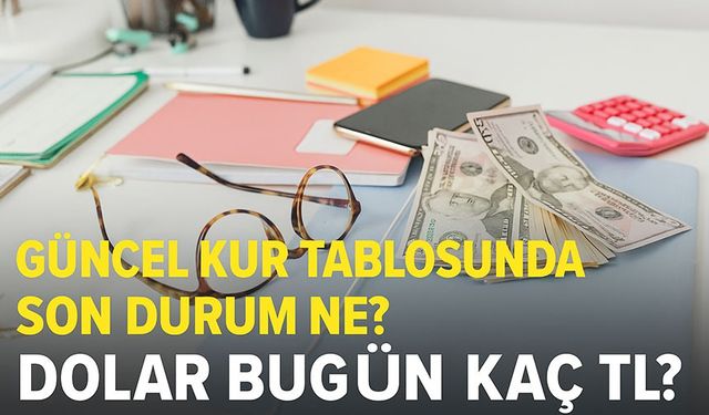 Dolar ve Euro Bugün Kaç TL? Güncel Kur Tablosunda Son Durum Ne?