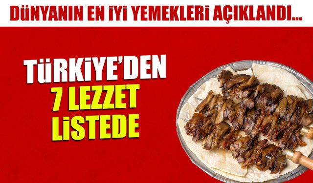 Türk Mutfağı Dünyayı Kendine Hayran Bıraktı! Listede 7 Lezzet Var