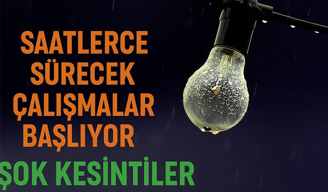 Trabzon’da Bugün Şaşırtan Elektrik Kesintisi! Saatlerce Sürecek Çalışmalar Başlıyor