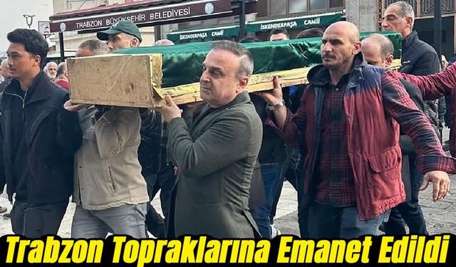 Turist olarak Trabzon'a geldi kenti çok sevdi vefat etti Uğurlu'ya defnedildi