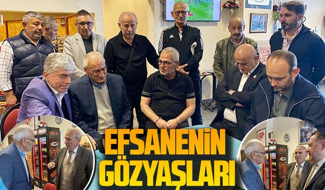 Trabzonspor’un Efsanesi Mehmet Cemil Altın’a Duygulandıran Taziye Buluşması