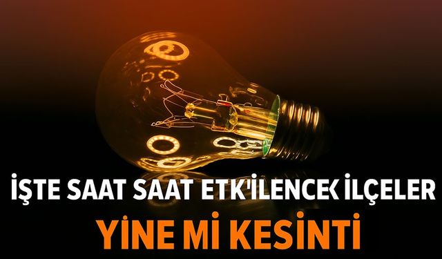 Trabzon’da Bugün Geniş Kapsamlı Elektrik Kesintisi! İşte Saat Saat Etkilenecek İlçeler