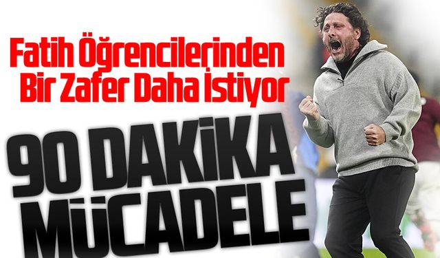 Trabzonspor’da Hedef Seriyi Sürdürmek: Tekke’den Oyuncularına “Son Ana Kadar Mücadele” Mesajı