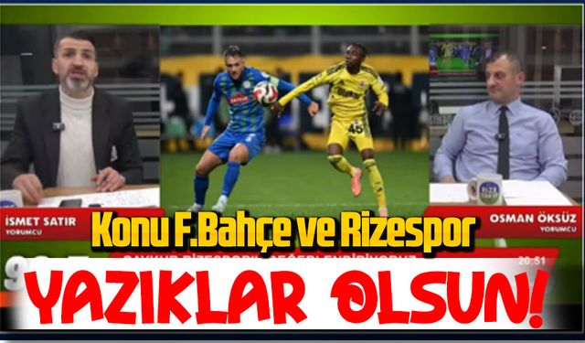 Rize’de Tribün Krizi: Fenerbahçe Tezahüratları Çaykur Rize Stadı’nı Karıştırdı