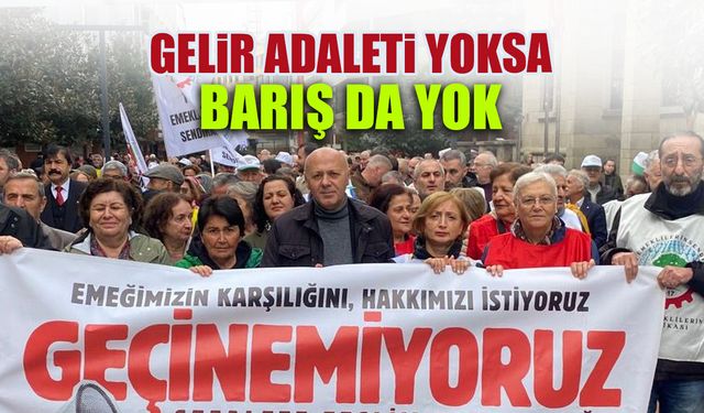 Gelir Adaleti Yoksa Barış da Yok! Trabzon'dan Çağrı