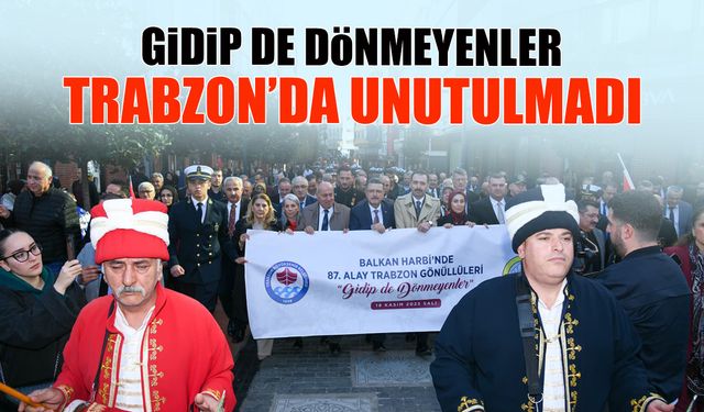 511 Kahraman Trabzonlu Şehit Anıldı: Gidip de Dönmeyenler