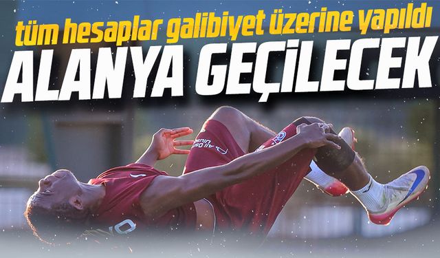 Trabzonspor’un Hedefi Net: Alanyaspor’u Yen, Seriyi Yeniden Başlat!