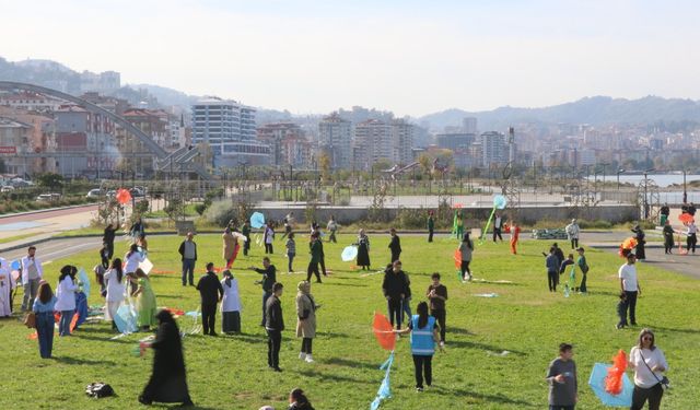 Rize'de 'Geleneksel Uçurtma Şenliği' düzenlendi