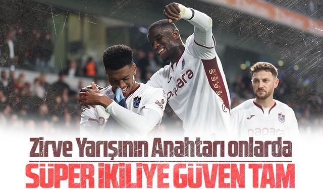 Trabzonspor’un Süper İkilisi: Onuachu ve Augusto Zirve Yarışının Anahtarı Oldu