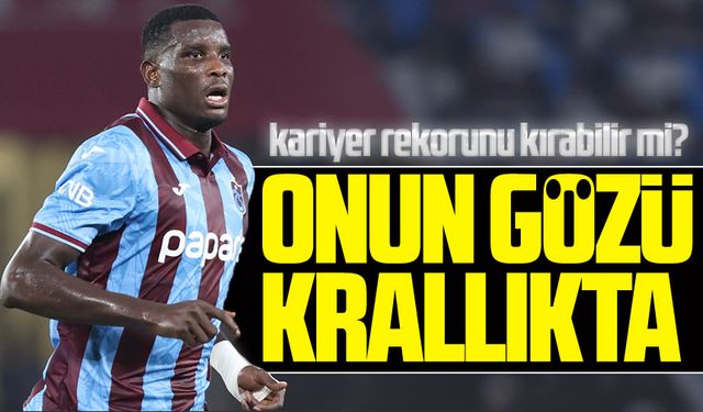 Paul Onuachu Rekora Koşuyor: Trabzonspor’da Tarihi Sezon Kapıda mı?