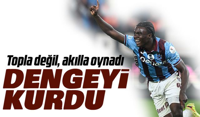 Trabzonspor’un Genç Yıldızı Oulai’den Olgun Oyun! 19 Yaşında Orta Sahada Dengeyi Kurdu