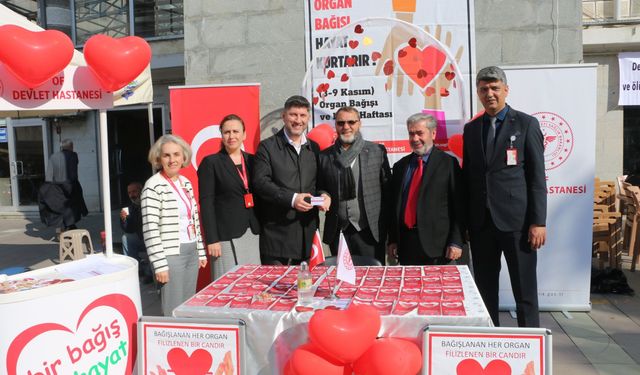 Of’ta organ bağışı ve nakil haftası kutlandı