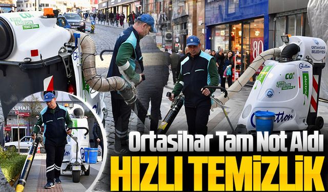 Ortahisar’da Temizlikte Yeni Dönem: Vakumlu Araç Caddelere Temizlik Hızı Getirdi