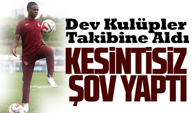 Trabzonspor’un geleceğe yatırım olarak kadrosuna kattığı genç savunmacı Christ İnao Oulai, Fildişi’nde Şov Yaptı!