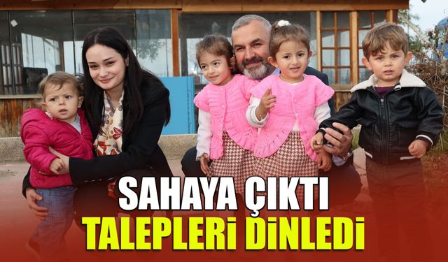 Kaymakam Demirtaş Sahaya Çıktı, Talepleri Dinledi...