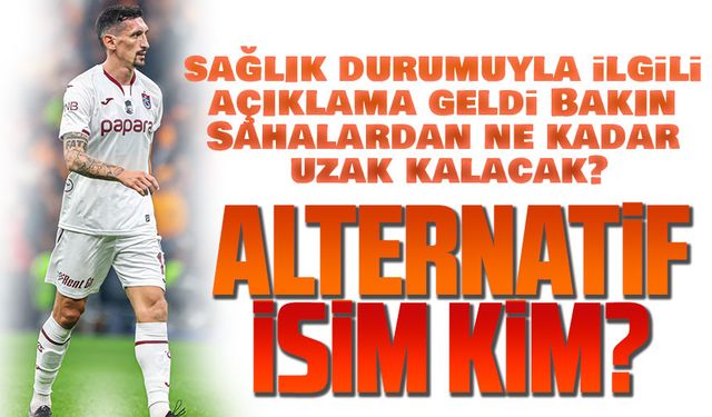 Trabzonspor’da Stefan Savic Şoku! Galatasaray Derbisinde Sakatlandı, Alanyaspor Maçında Yok