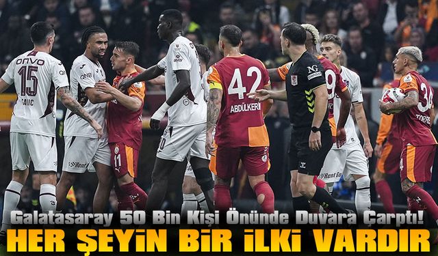 Galatasaray Duvara Çarptı! Trabzonspor 50 Bin Kişi Önünde Tarih Yazdı