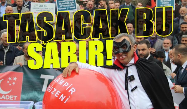 Trabzon'da Vampir Kostümlü Ekonomi Tepkisi!