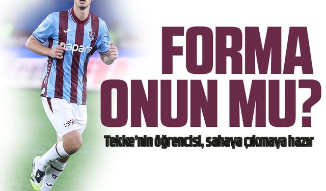 Trabzonspor’da genç umut! Savic'in yerine Alanyaspor Maçında Görev Onun