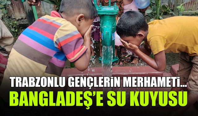 Cumapazarı İlk-Ortaokulu Bangladeş’te su kuyusu açtırdı