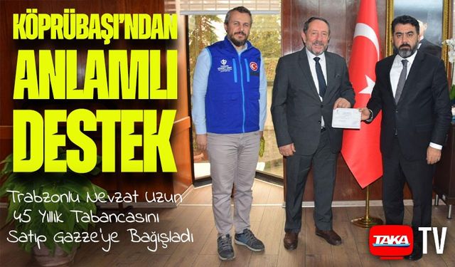 70 Yaşındaki Trabzonlu Nevzat Uzun, 45 Yıllık Tabancasını Satıp Gazze’ye Bağışladı