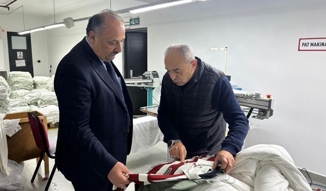 Başkan Karaca’dan tekstil firmasına ziyaret