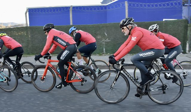 Sarıkamış şehitlerini anmak için İstanbul'dan yola çıkan bisikletliler Giresun'da