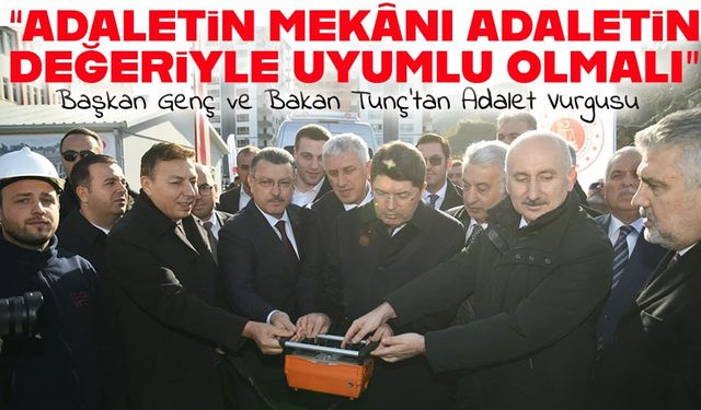 Başkan Genç’ten Of Adalet Sarayı Açıklaması: “Adalet Artık Kendi Mekânında Tecelli Ediyor”