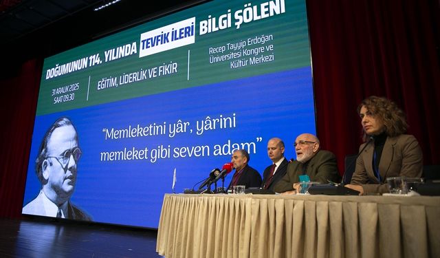 AK Parti Genel Başkan Yardımcısı İleri, 'Doğumunun 114. Yılında Tevfik İleri Bilgi Şöleni'ne katıldı: