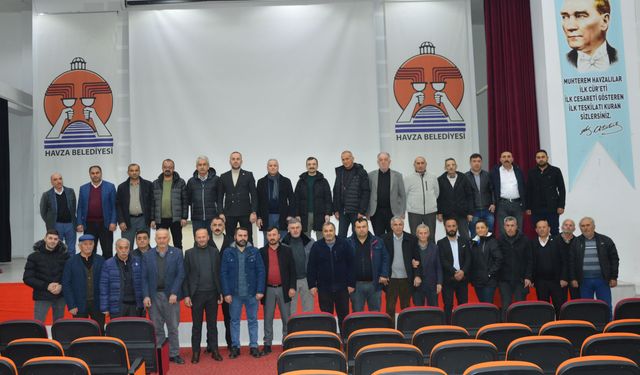 Havza SYDV Mütevelli Heyeti'ne muhtar üye seçimi yapıldı