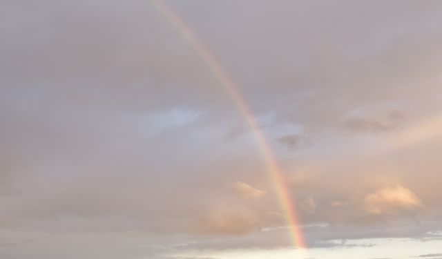 Samsun'da gökkuşağı oluştu