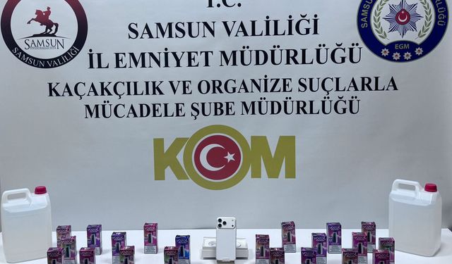 Samsun'da kaçakçılık operasyonunda 3 zanlı yakalandı
