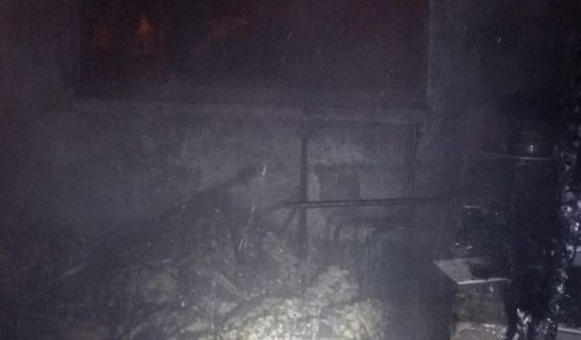 Tekkeköy'de çıkan ev yangını söndürüldü