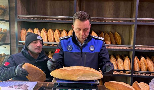 Bayburt'taki fırınlarda hijyen ve gramaj denetimi yapıldı