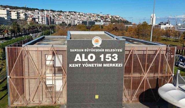 Samsun'da ALO 153'e 1 milyonu aşkın çağrı, yüzde 93,96 başarı