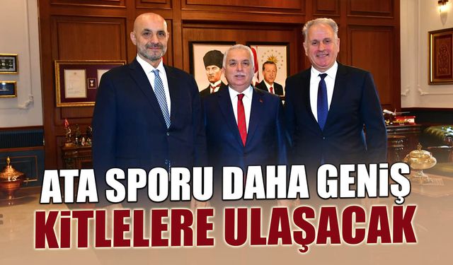 Ata Sporu Daha Geniş Kitlelere Ulaşacak! Vali Yıldırım Kabul Etti