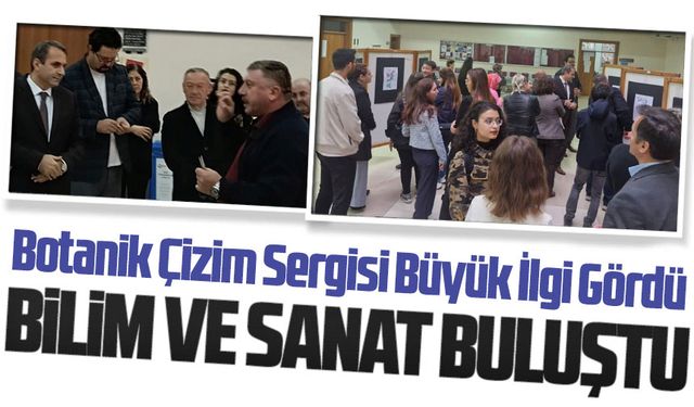 KTÜ Eczacılık Fakültesi’nde Bilim ve Sanat Buluştu: Botanik Çizim Sergisi Büyük İlgi Gördü