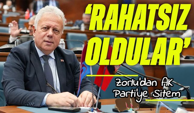 Zorlu’dan AK Parti’ye Tepki: “Neden Bu Kadar Rahatsız Oldunuz?”