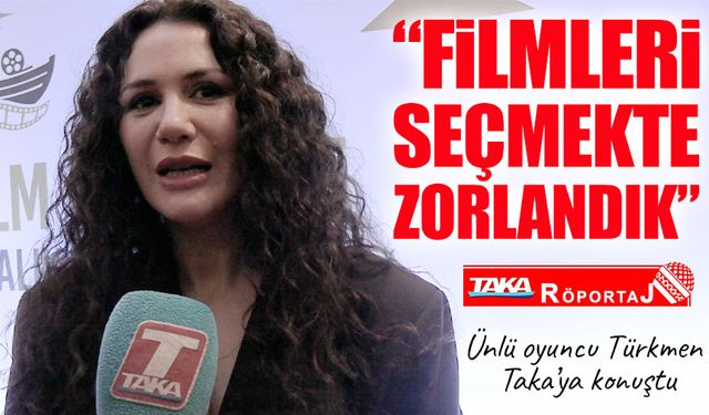 Taka Mikrofonlarına Konuşan Ünlü Oyuncu Ekin Türkmen Festivalde Jüri Oldu: “Filmleri Seçmekte Zorlandık”