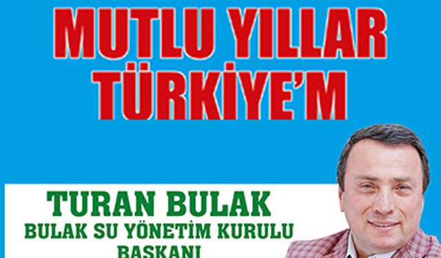 Mutlu Yıllar Türkiye'm
