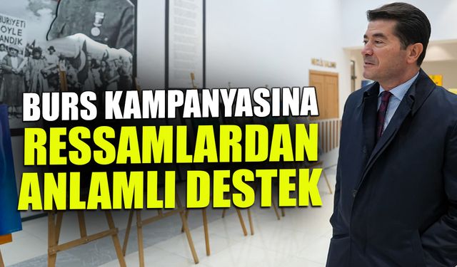 Burs Kampanyasına Ressamlardan Anlamlı Destek!