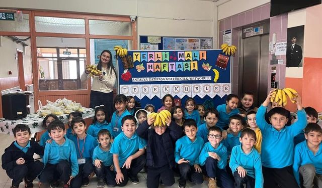 Tirebolu’da Yerli Malı Haftasına “Muz-Fındık” Kardeşliği Damga Vurdu