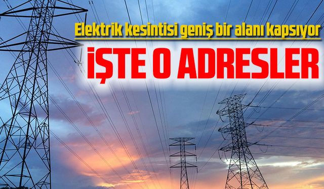 Bugün Trabzon’da Elektrik Alarmı: Vatandaşlara Kritik Uyarı