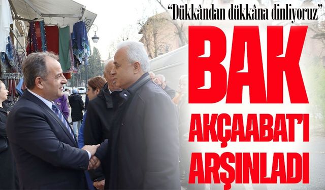 CHP Trabzon İl Başkanı Mustafa Bak’tan Akçaabat Esnafına Ziyaret