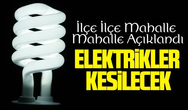 Işıklar Bugün Sönüyor: Trabzon’da Geniş Kapsamlı Elektrik Kesintisi