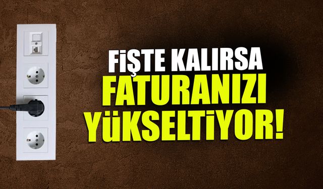 Fişte Kalınca Faturanızı Yükseltiyor! İşte O Cihazlar...