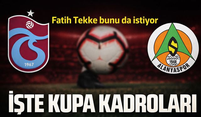 Trabzonspor Kupaya Eksik Kadroyla Başlıyor: Hedef 3 Puan